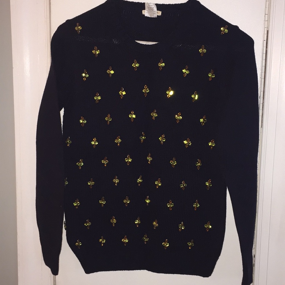 J Crew Crewcuts Embellished Beaded Sweater